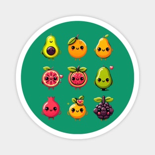 Watermelon Characters Magnet